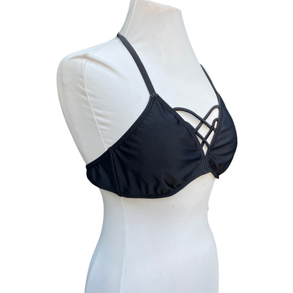 NWT Lascana Criss Cross Front Bikini Top -Size 36 A/B - Picture 1 of 11